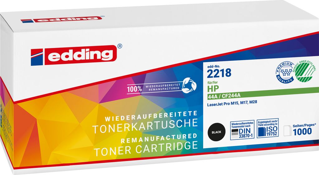 edding Toner 18-2218 wie HP CF244A schwarz