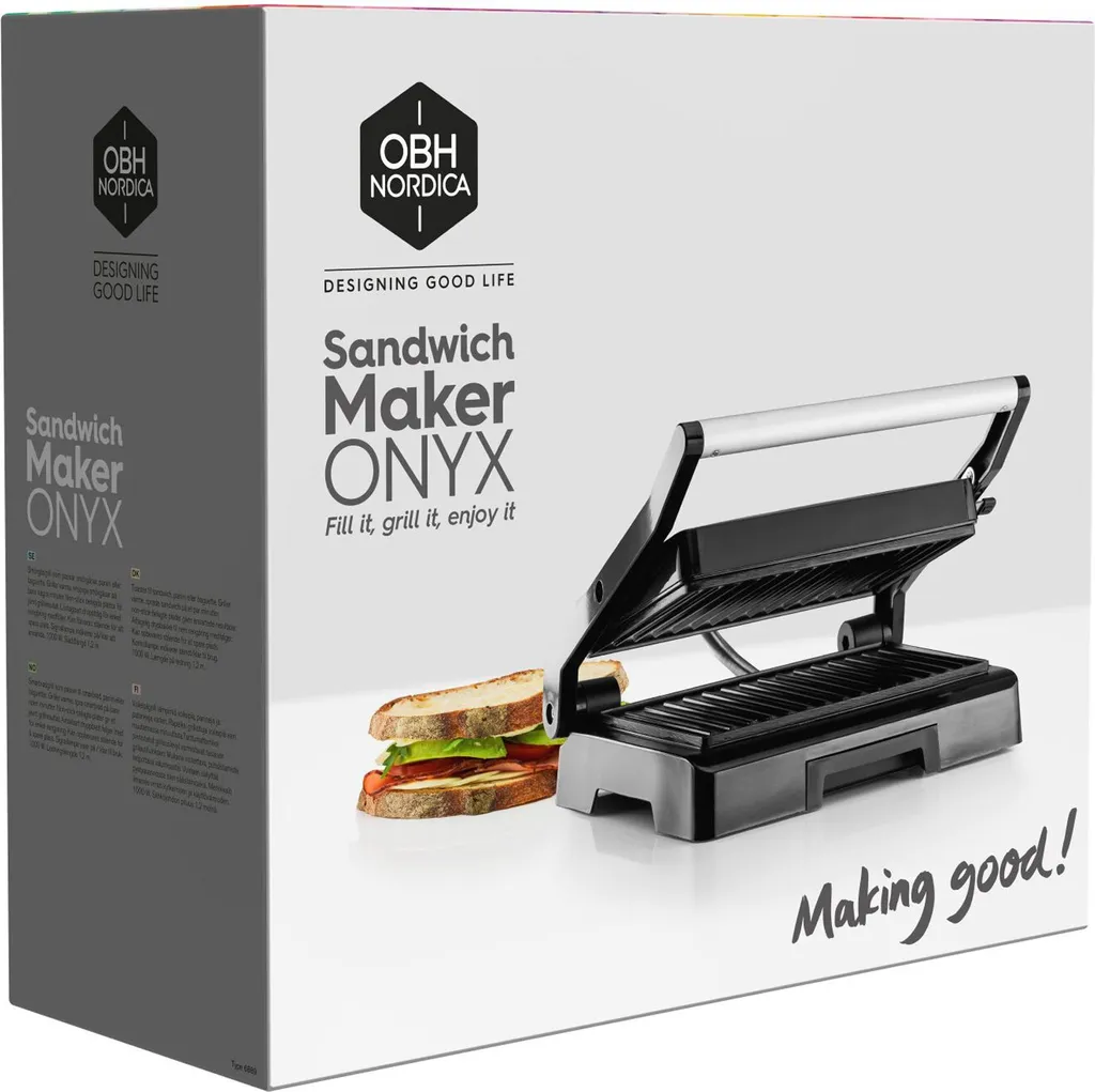 Griglia per panini Onyx Panini 1000 W 6889 - 5