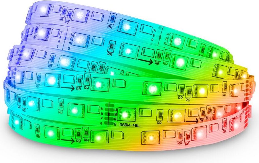 Briloner LED Strip 10m, Fernbedienung, Dimmbar, Selbstklebend, RGB Farbwechsel, Weiß, 1000 x 1 cm