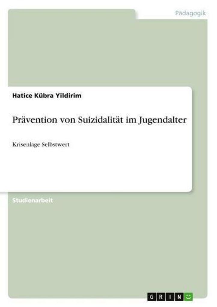 Prävention von Suizidalität im Jugendalter