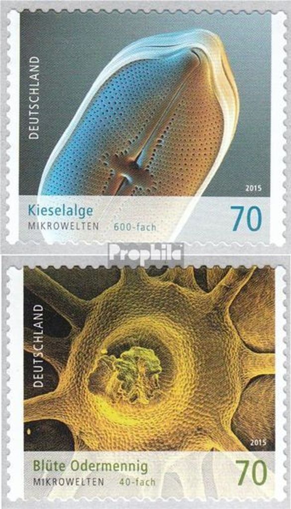 Briefmarken BRD (BR.Deutschland) 2016 Mi 3205-3206 (kompl.Ausg.) selbstklebende Ausgabe gestempelt Mikrowelten