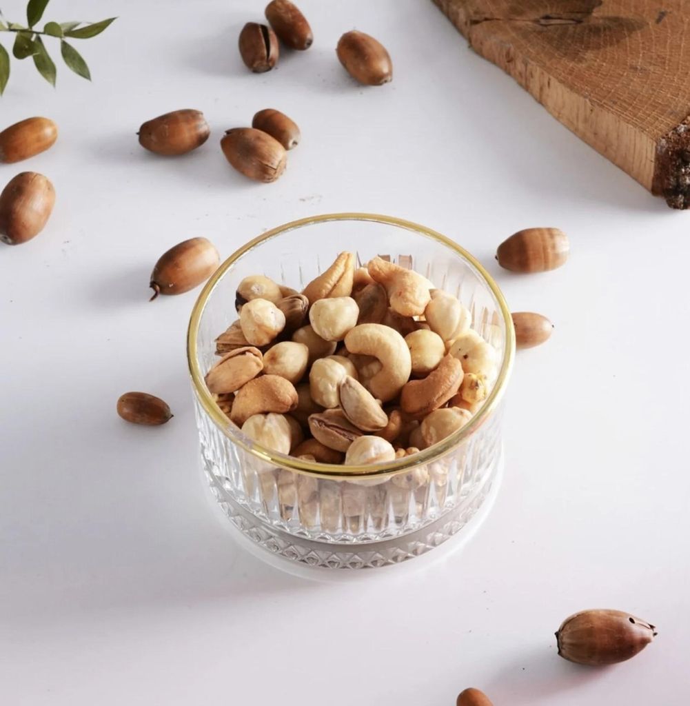 Pasabahce Elysia bol à snacks à bord doré, set de 4, 235 Image du produit 