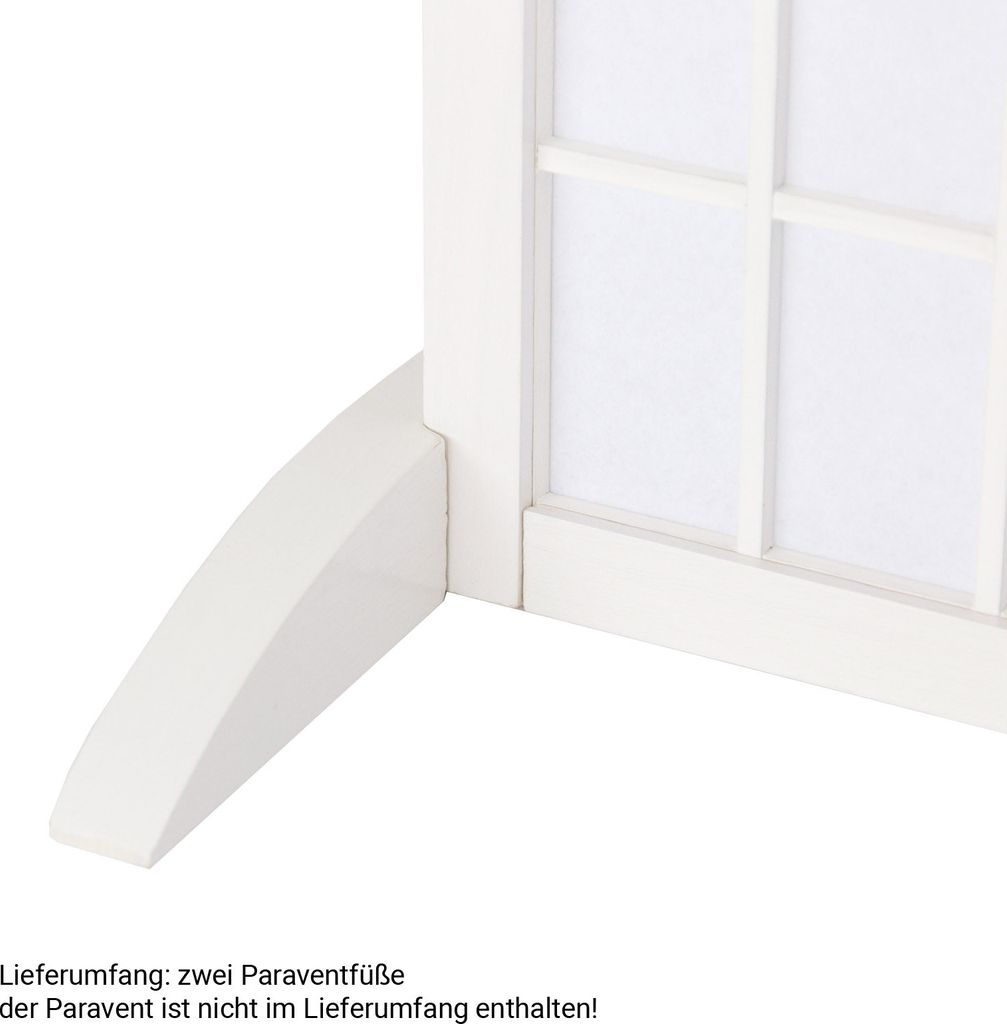 Homestyle4u 1603, 2er Set Standfuß für Paravent Raumteiler, Produktbild 4