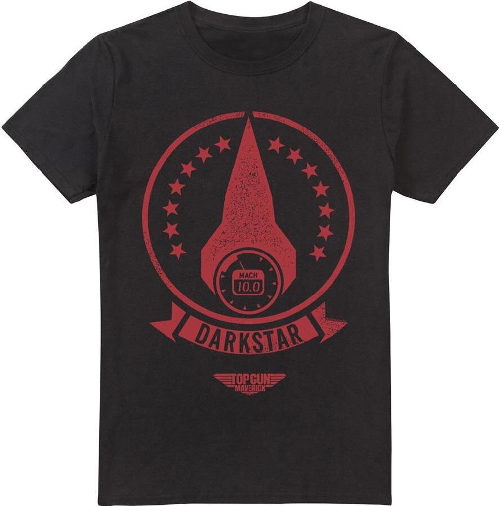 Top Gun - "Darkstar" T-Shirt für Herren TV6846 (5XL) (Schwarz)