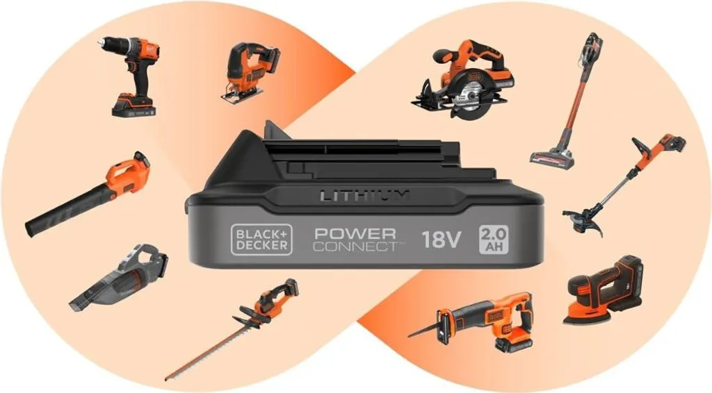 Batterie BL2018 Black&Decker 18V 2Ah Li-Ion haute performance 18V - 14