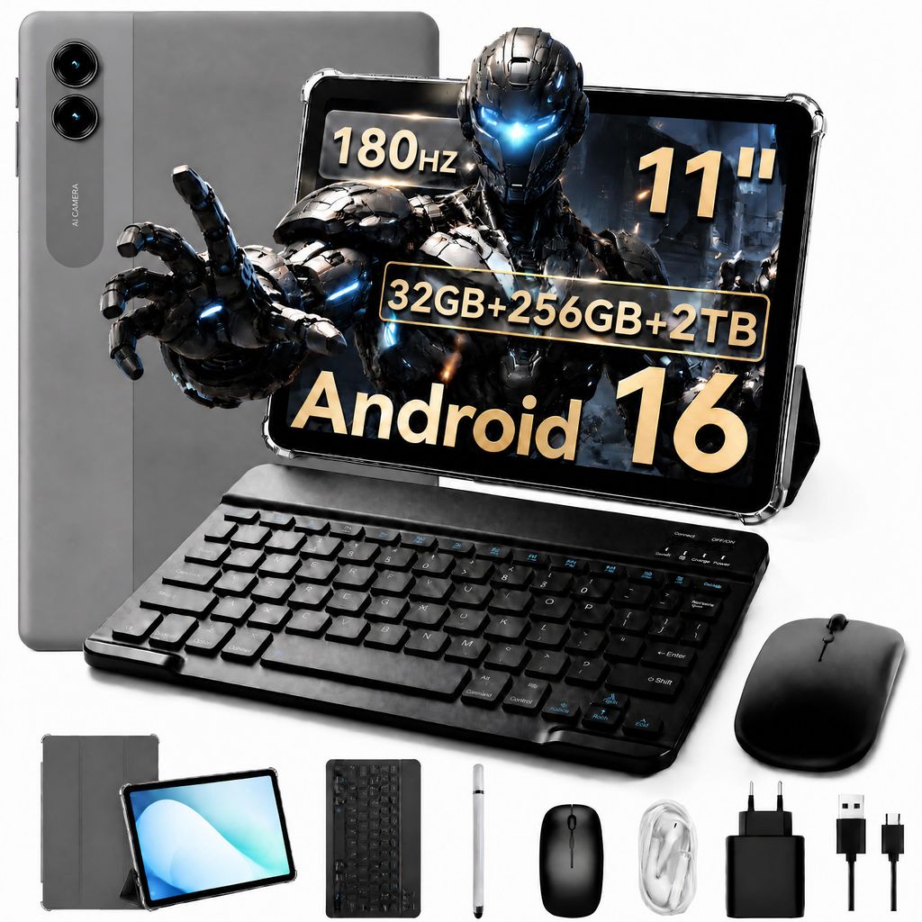 TABWEE T70 11“ Tablet, 32(8+24)+256GB, Android 16, 8000mAh, Produktbild 