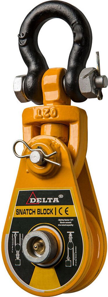 DELTA Umlenkrolle mit Schäkel - 10t