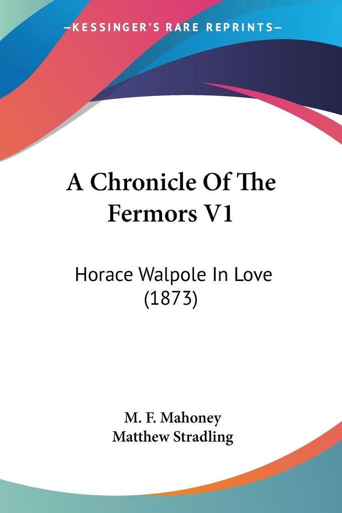 A Chronicle Of The Fermors V1