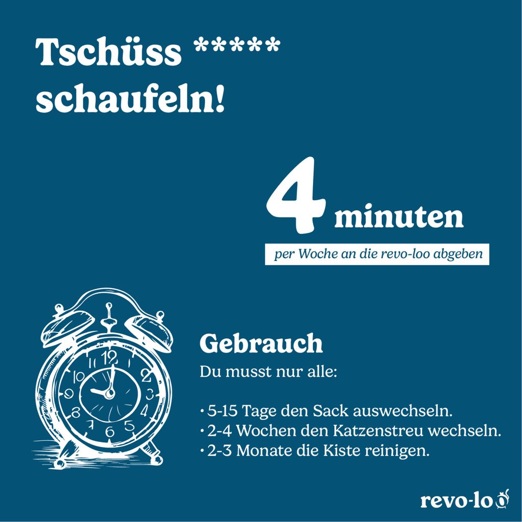 Revo-loo One - Automatische Selbstreinigende Katzentoilette Produktbild 3