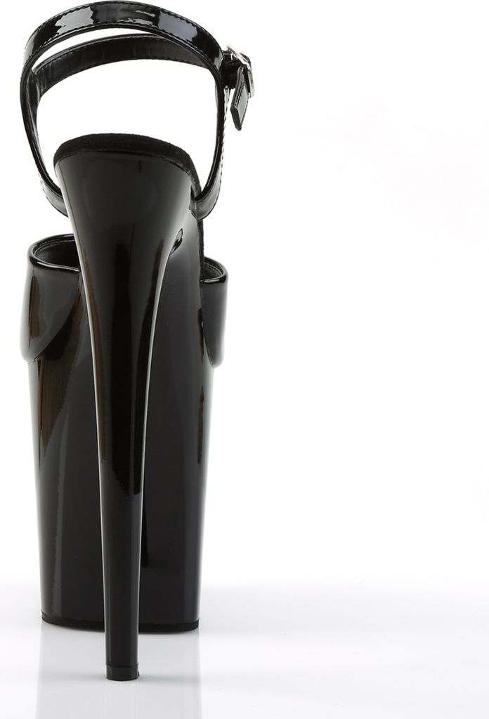 FLAMINGO-809 Damen Sandale von Pleaser, Schwarz Glanz , EU Produktbild 5