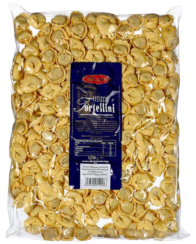 Culinaria Tortellini gialli con ripieno di carne 1000g Immagine del prodotto 