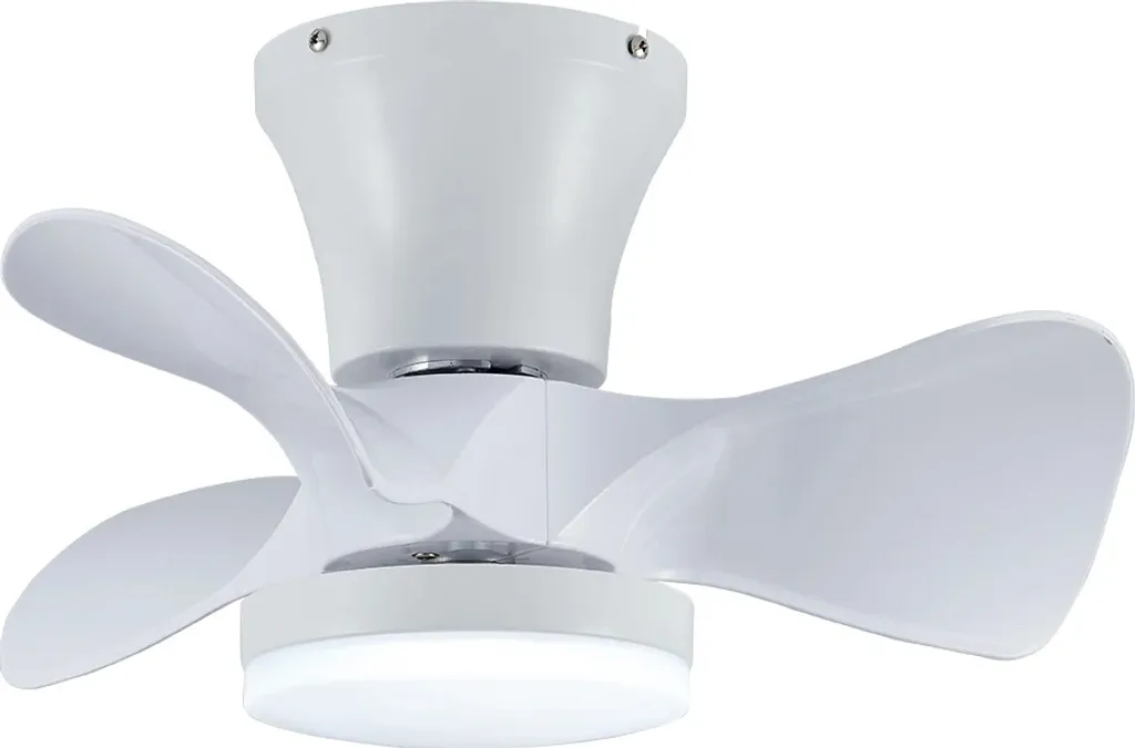 Ventilateur de plafond LED blanc : fini les nuits trop chaudes sans bruit