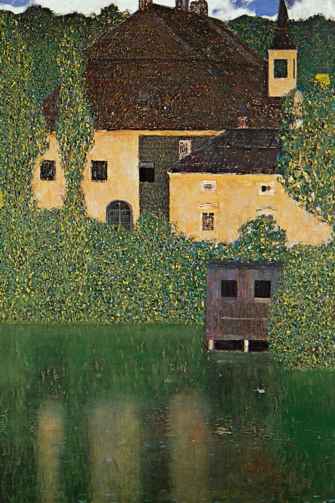 Gustav Klimt Kunstdruck Bild - Schloss Kammer Am Attersee I, 1910 (180 x 120 cm)