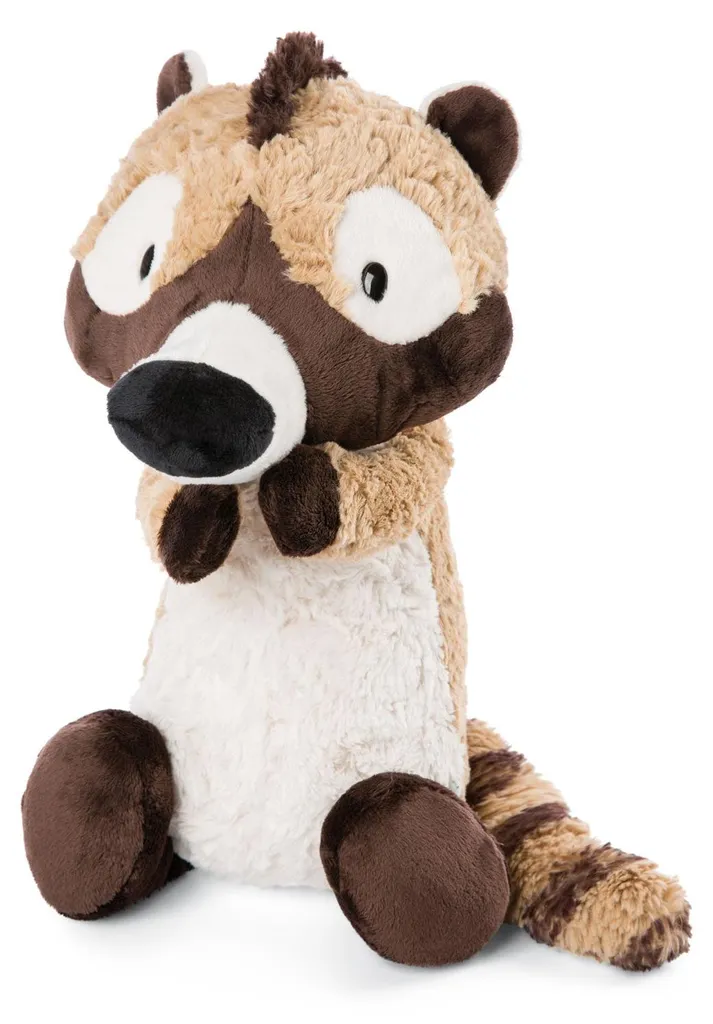 Peluche NASENBAER COATY 43cm : doudou anti-stress et soyeux pour enfant