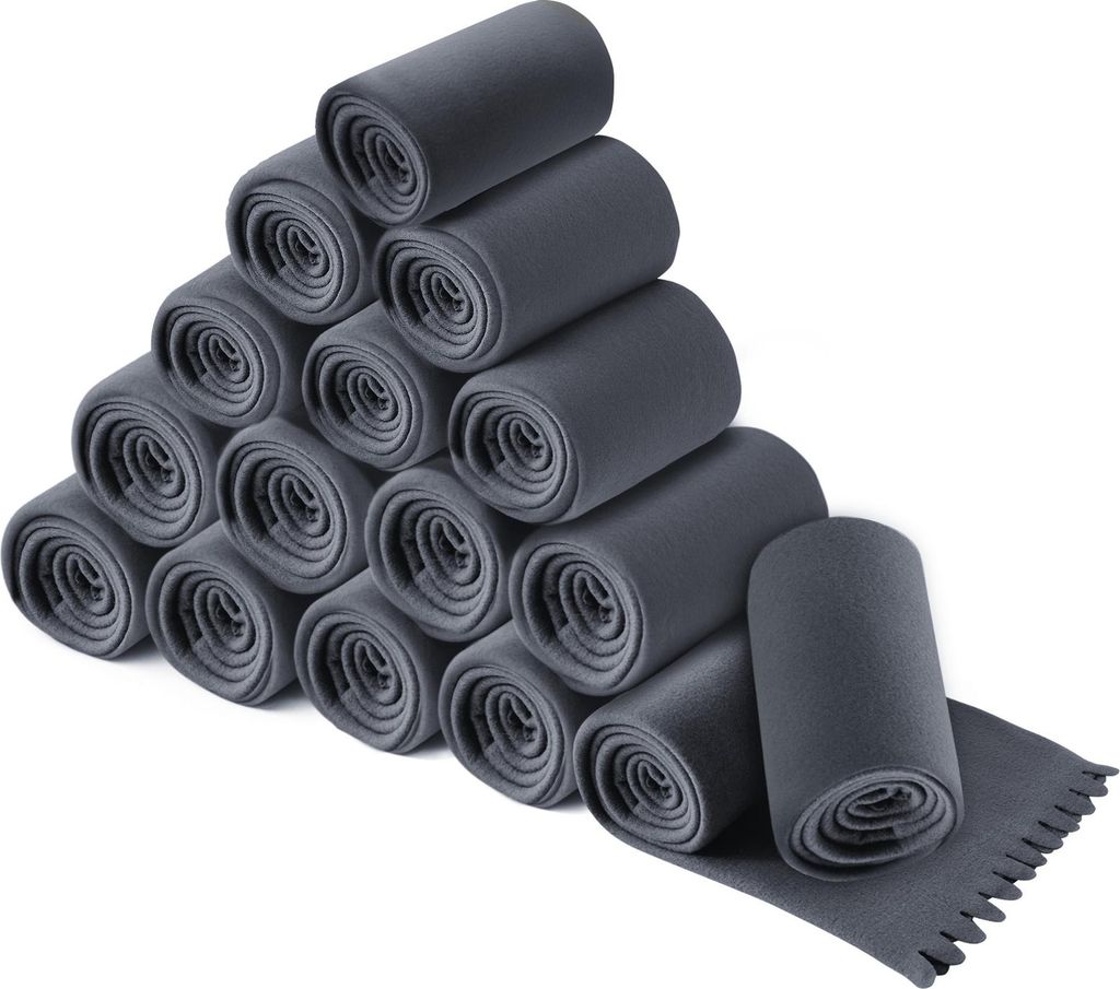 wometo 16er Set WAVE Fleecedecken 120x160 cm –  ca. 300g Produktbild 