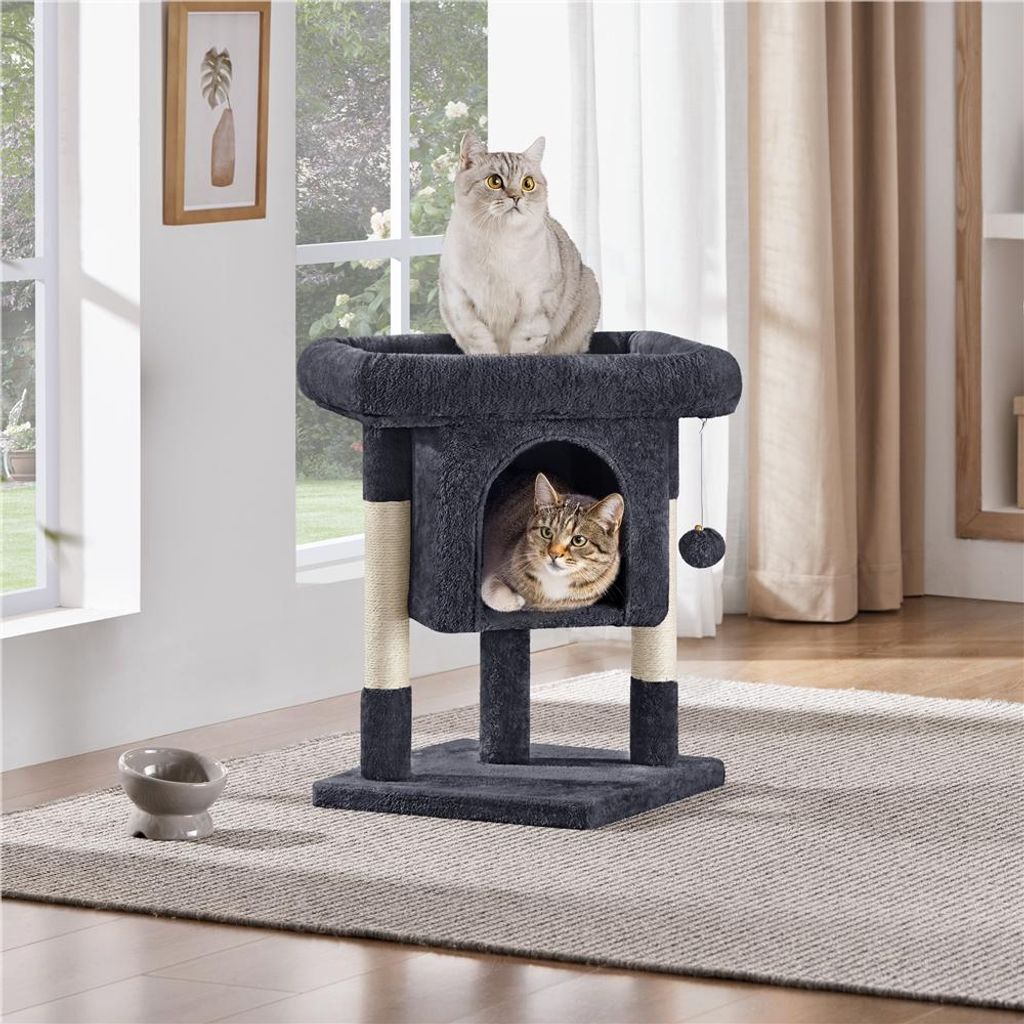 Yaheetech Kleiner Kratzbaum Katzenbaum 60 cm H, mit Produktbild 