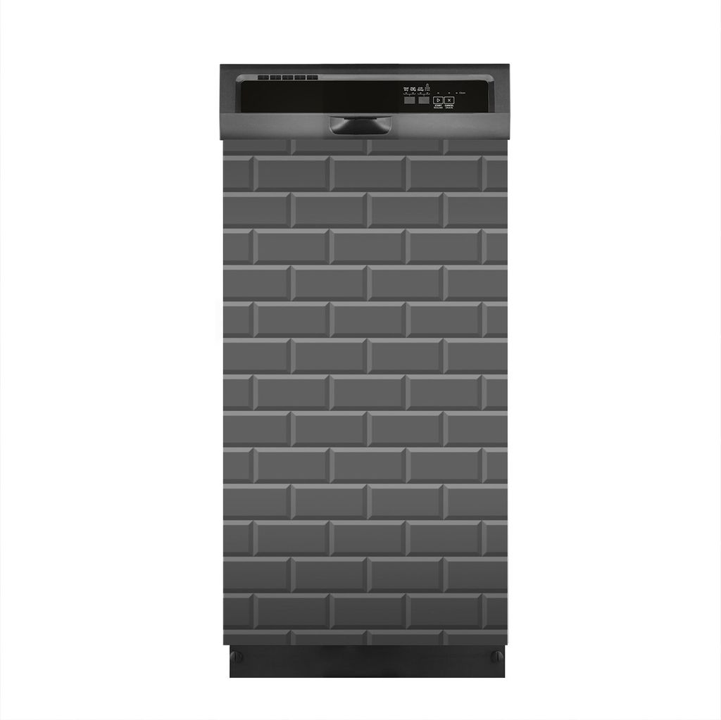 Magnete Dekorative 45x80 cm Küche Magnetmatte Spülmaschine - farbige Backstein Ziegel