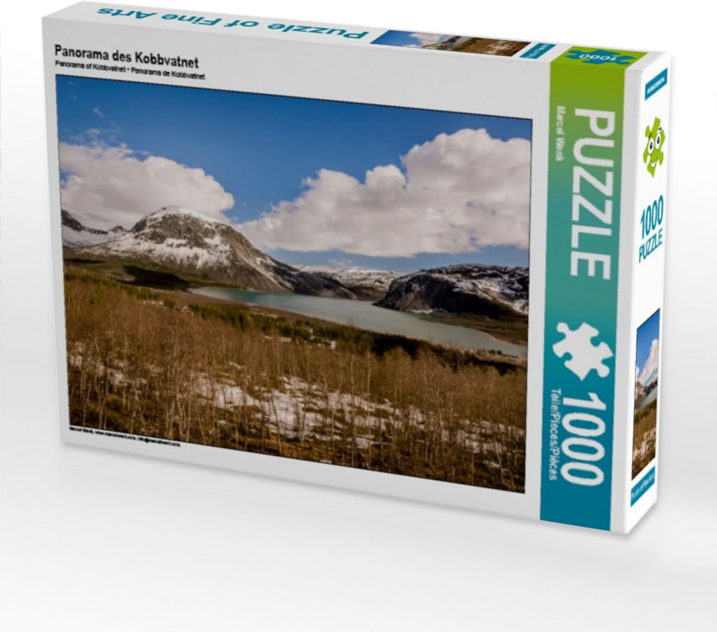 Calvendo Panorama des Kobbvatnet 1000 Teile Puzzle quer 640x480mm, Wenk Marcel; 7359299