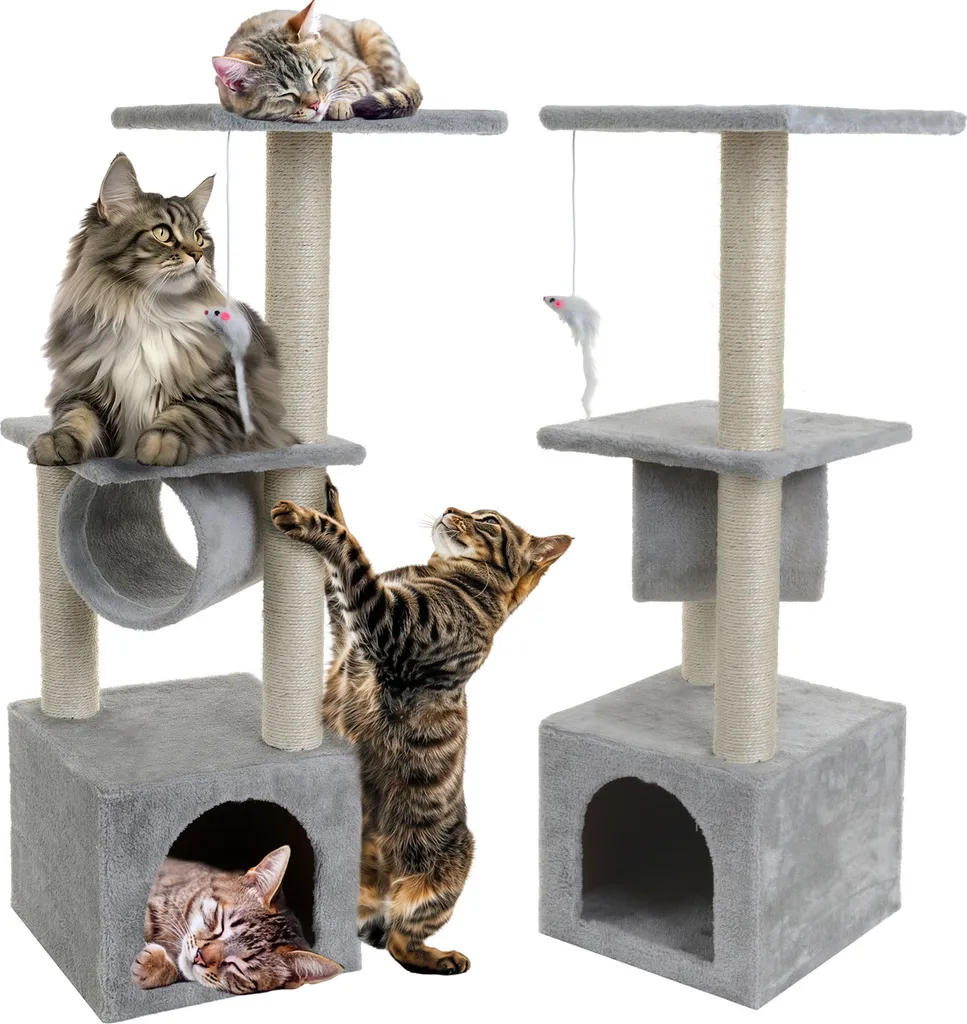 Tiragraffi Gatto 92cm Doppia Grotta | Miglior Rapporto Qualità-Prezzo
