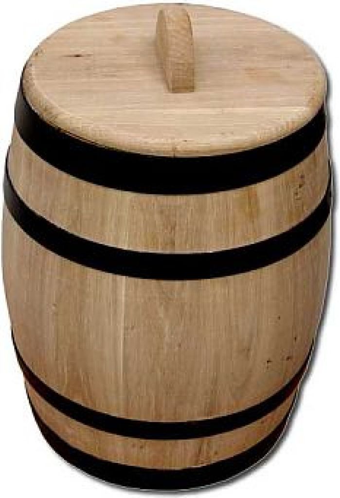 Eichenfass 10L für Trockene Lebensmittel - Eichenfässer, Holzfass, Holzfässer, Fässer
