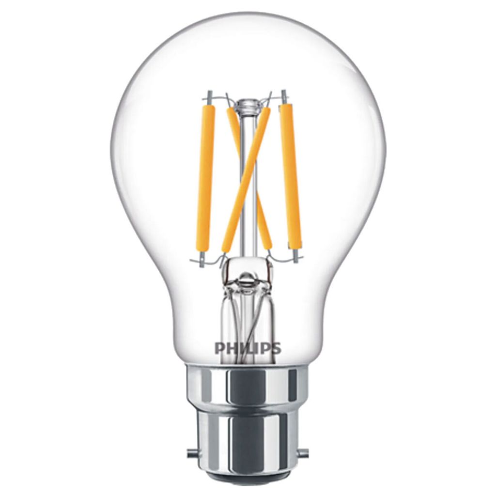 Philips LED Filament Leuchtmittel Birne A60 5W = 40W B22d Produktbild 