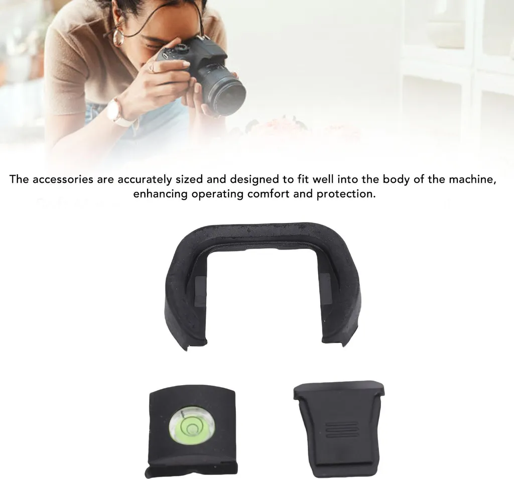 Kit Protezione e Livellamento Canon R5 R6 - Paraluce e Bolla Slitta