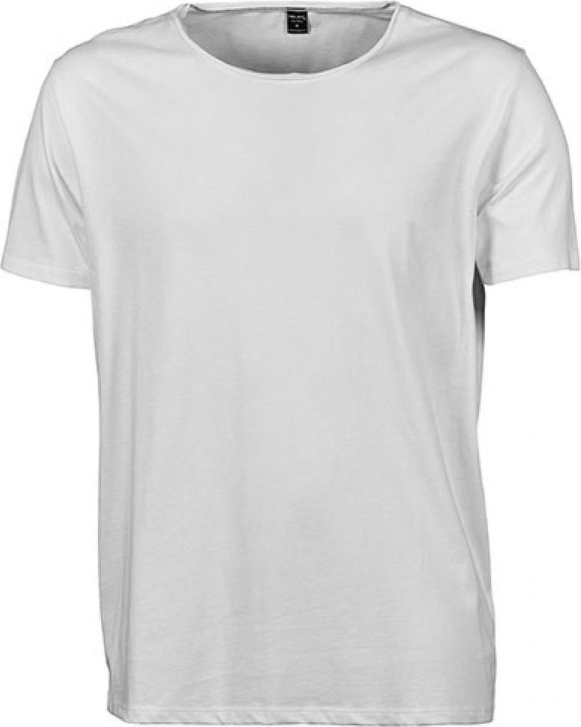 Tee Jays 5060 | Herren Raw Edge Tee / 100 %ringgesponnene,gekämmte Baumwolle - Farbe: White - Größe: 3XL