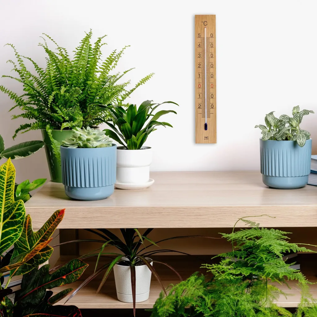 Termometro Parete TFA 12.1059 Quercia | Design Analogico Tedesco 274mm - 4