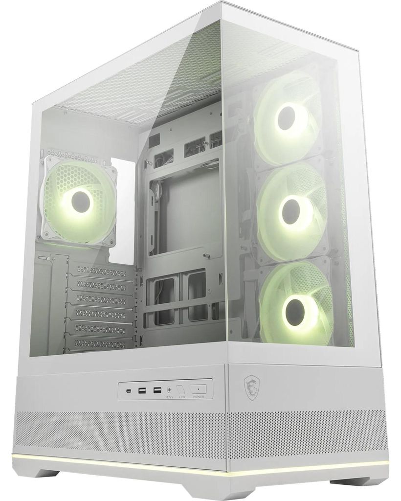 MSI MAG PANO 110R PZ WHITE, Midi Tower, PC, Biela, ATX, Obrázok produktu 