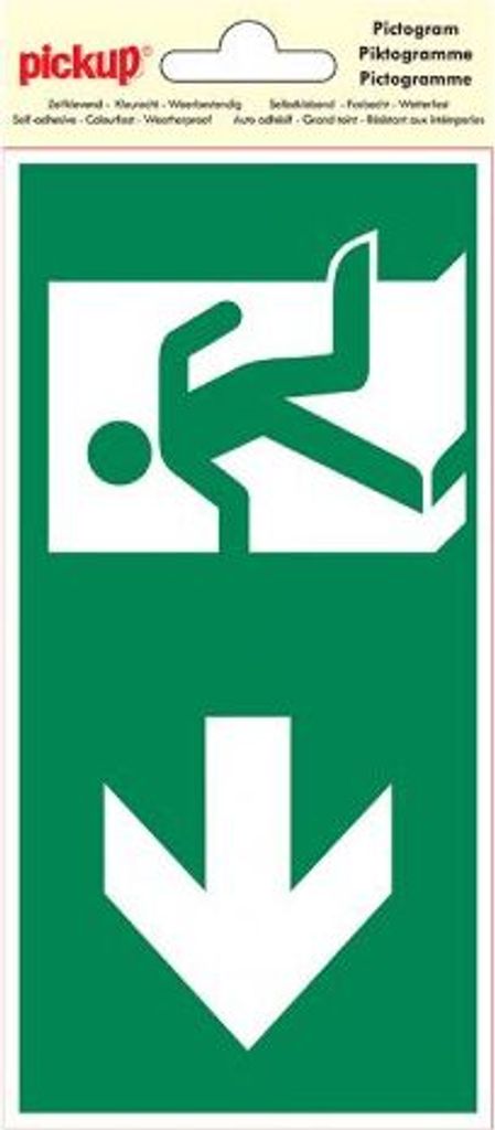 Piktogramm Notausgang links - Pickup