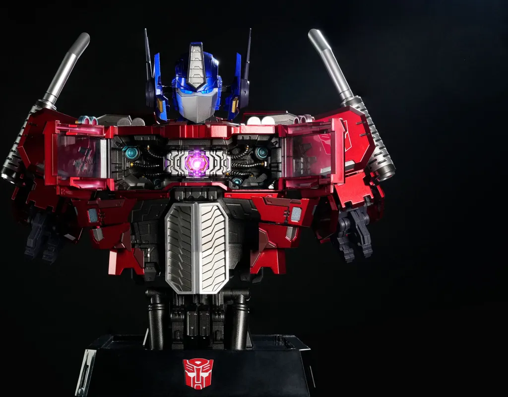 Décoration Bureau Transformers : Buste Optimus Prime 16 cm haute qualité