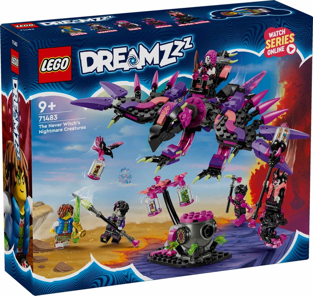 LEGO® DREAMZzz 71483 Stvorenia z nočnej mory čarodejnice Obrázok produktu 