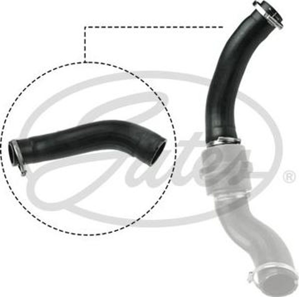 GATES 09-0629 Ladeluftschlauch OE 1466800 kompatibel mit Transit