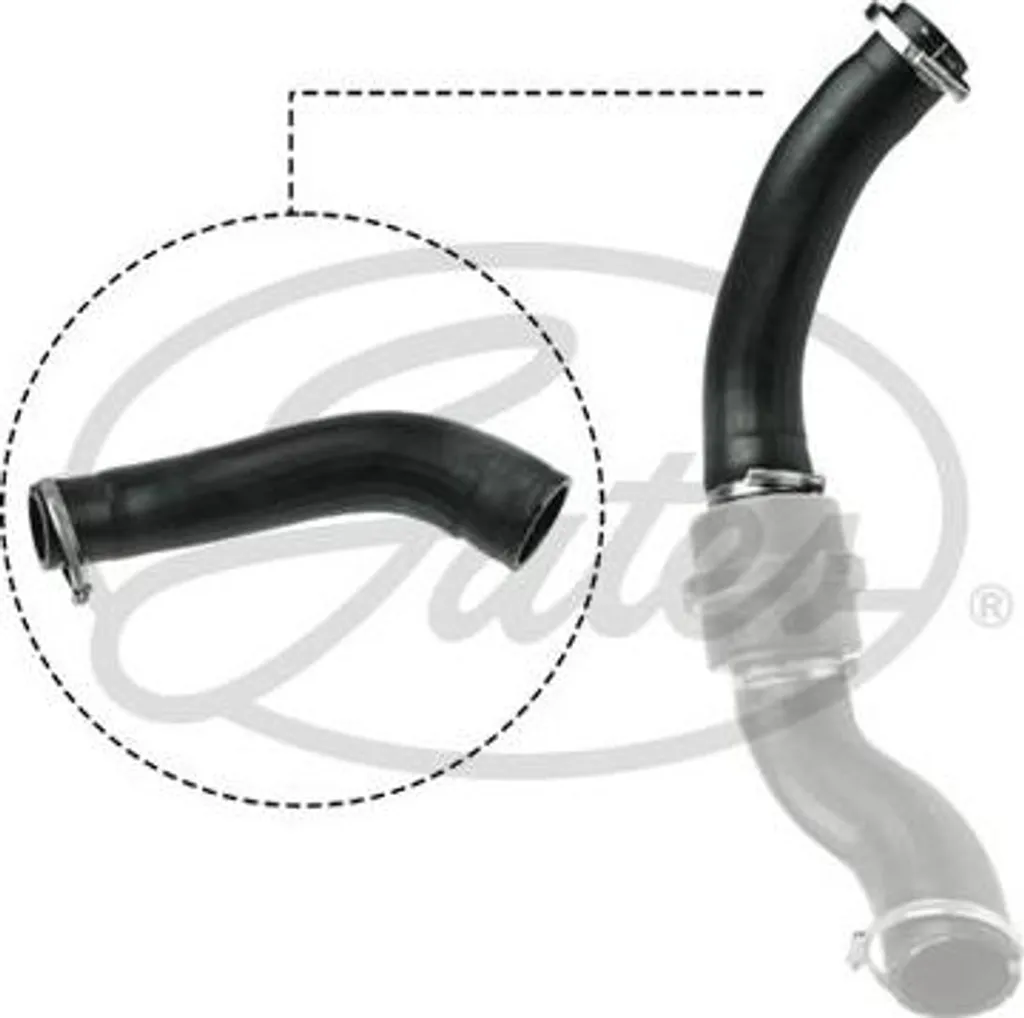 Tubo Turbo GATES 09-0629 per Ford Transit - Sostituisce 1466800