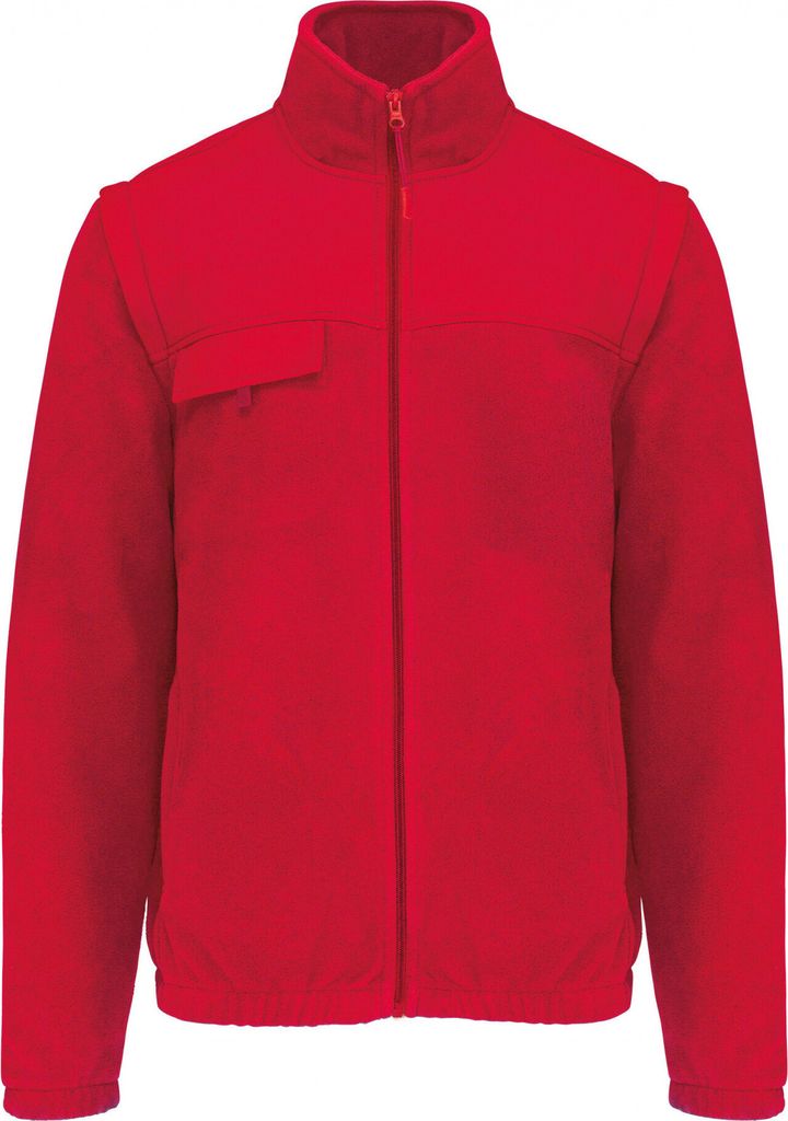 WK. Designed To Work Fleecejacke mit abnehmbaren Ärmeln