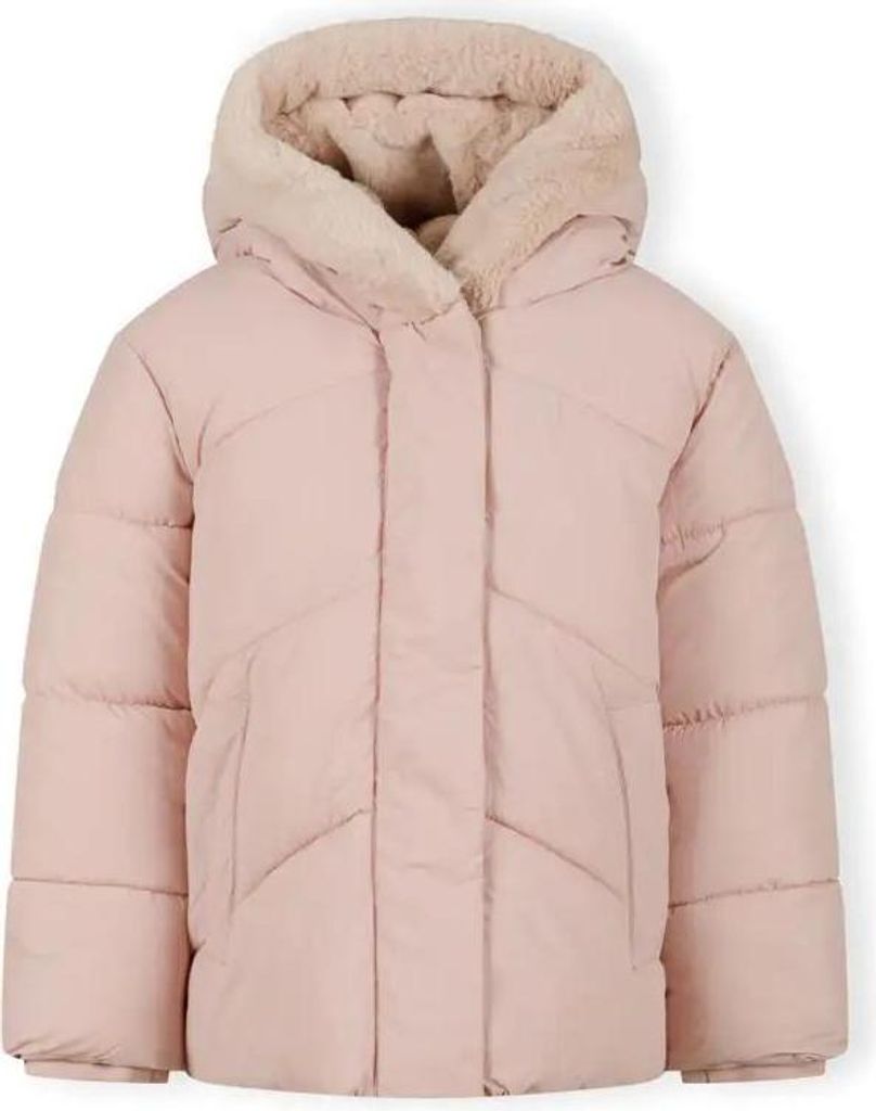 Minoti Winterjacke wattiert Kapuze Rosa Gr. 92 für Mädchen