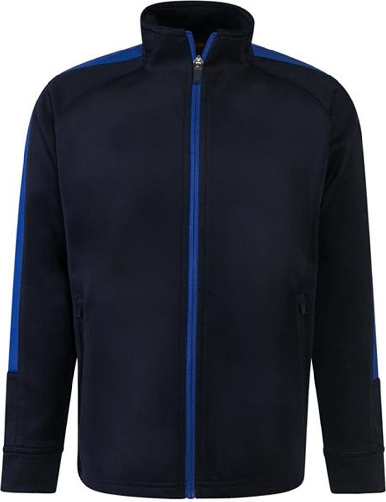 Finden & Hales - Trainingsjacke für Kinder RW7832 (104) (Marineblau/Königsblau)