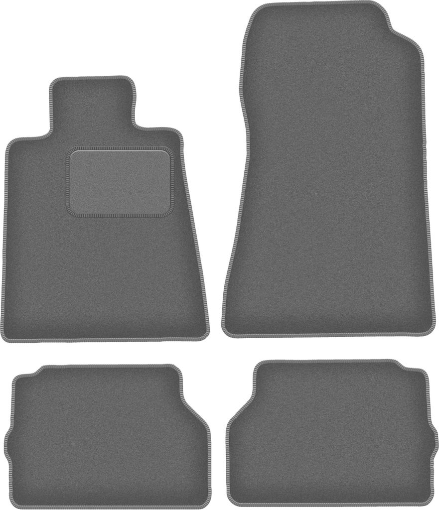 Graphit-Fußmatten für: Mercedes C140 / W140 Coupé (1992-1999)