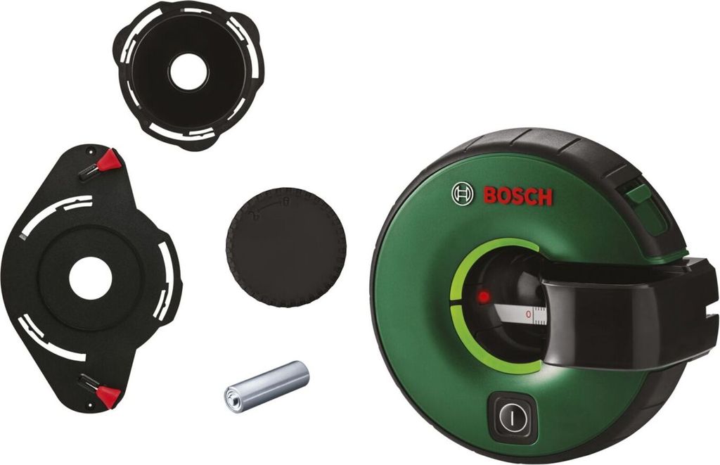 Bosch Atino, 2 m, 630-650 nm, Bezugspegel, Schwarz, Grün, Produktbild 