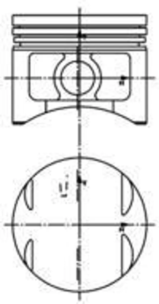 Piston KOLBENSCHMIDT 40015600 OE pour Audi A6 4F et Renault Megane