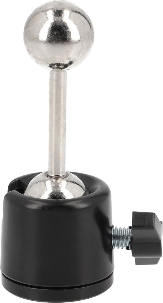 Mini Metall Doppel Kugelkopf mit kurzer Stange 1/4 Zoll Gewinde Kompakter Gelenkarm für Kamera & Licht