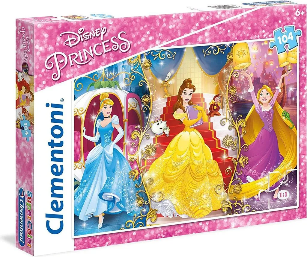 Puzzle Disney Princesses 104 Pièces Idéal pour Activité Calme en Famille