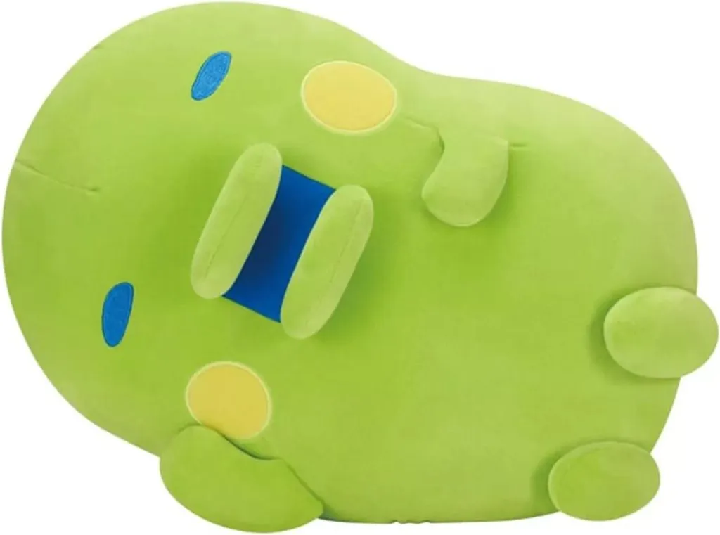Peluche Tamagotchi Kuchipatchi XL 40 cm - Texture Ultra Douce Premium Vert