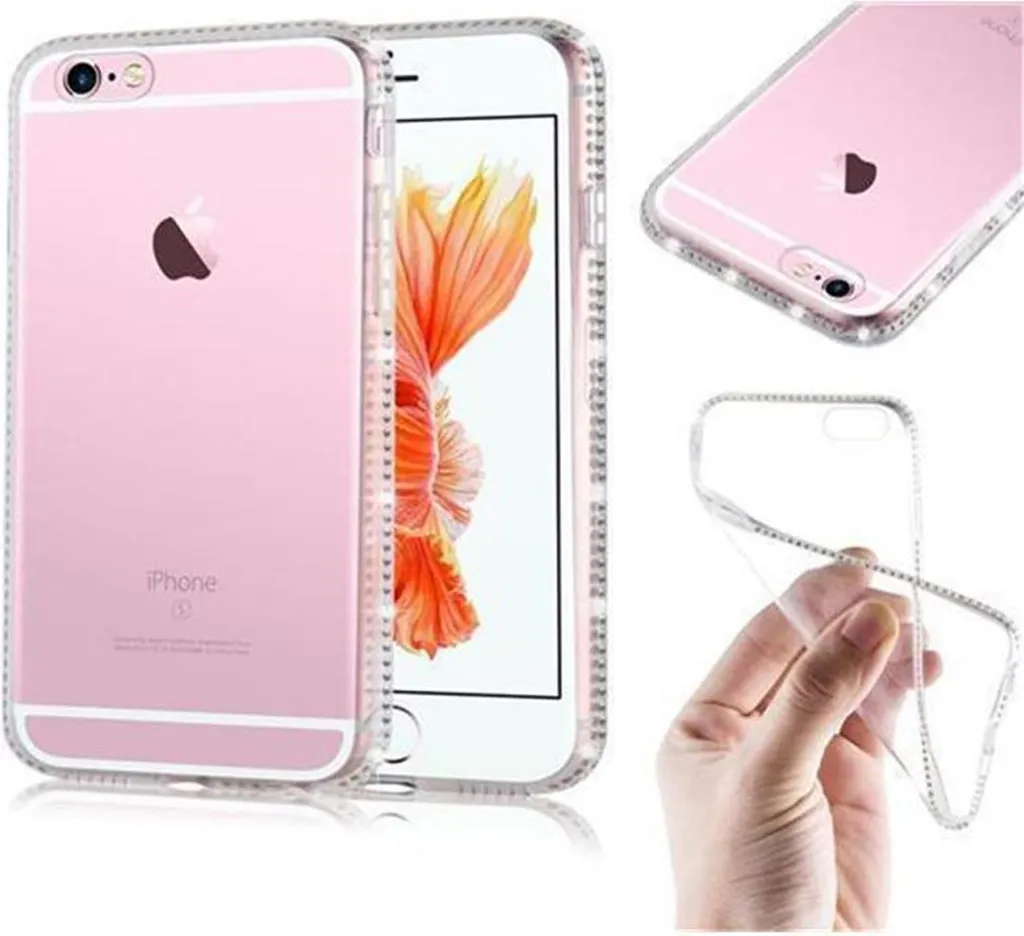 SORAKA Cover Trasparente per iPhone X con Supporto anello,Cover Acrilico trasparente Custodia iPhone XS con piastra metallica per Supporto Auto