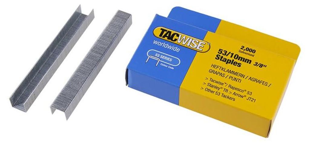 Spony TACWISE typ 53 10mm 2000ks 23763 Obrázek produktu 