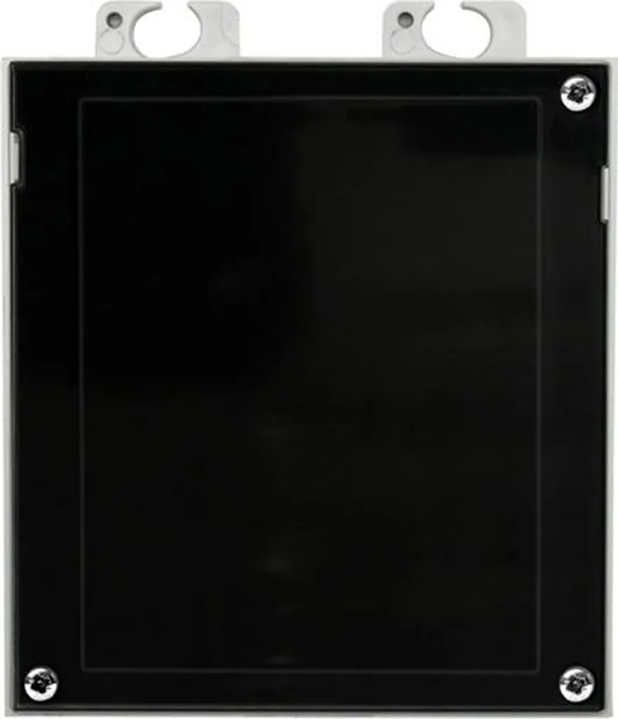 Module aveugle 2N IP Verso noir - Finition parfaite sans trous vides