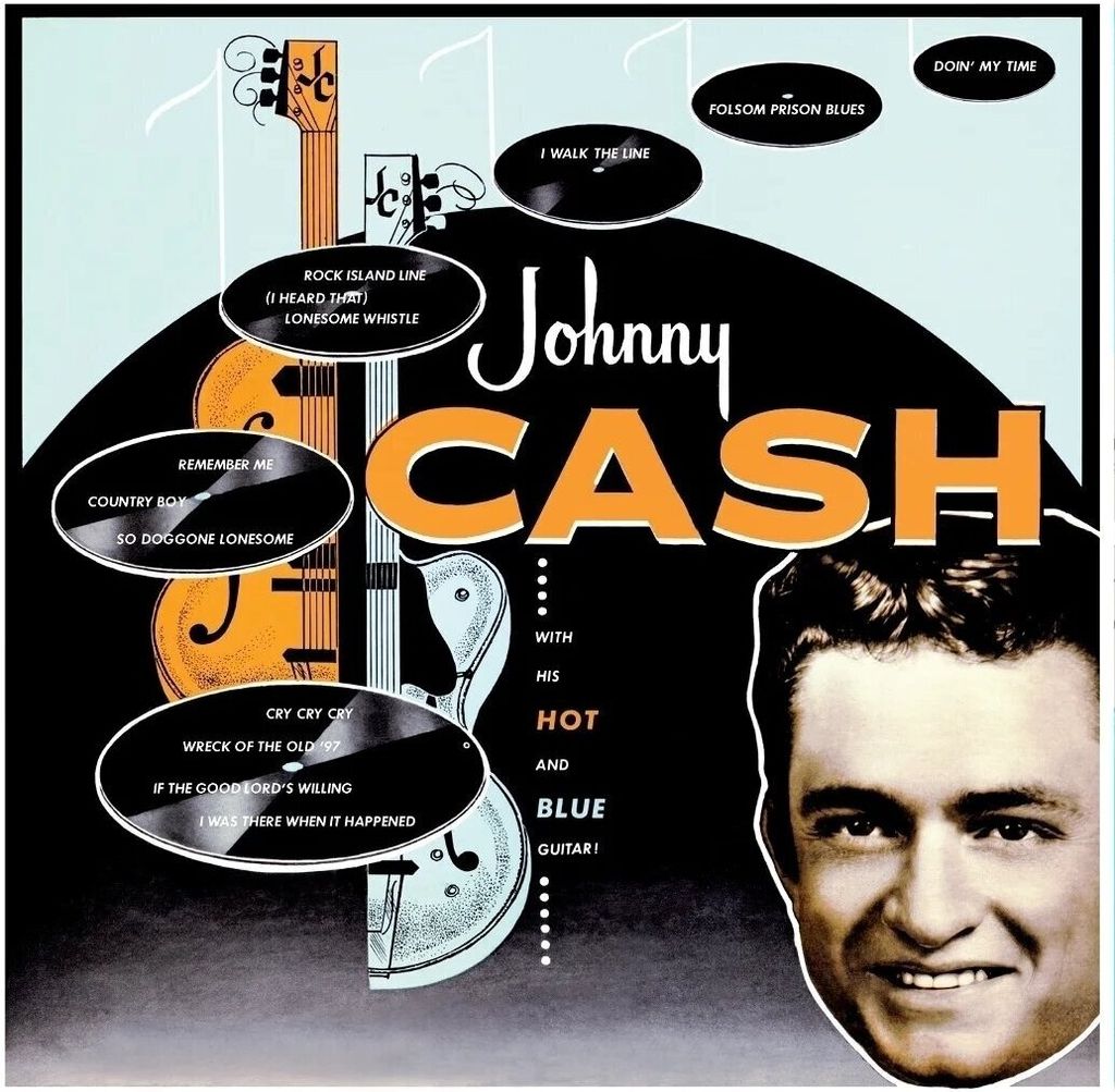 Johnny Cash - With His Hot And Blue Guitar (Reissue) (Turquoise Coloured) (LP)