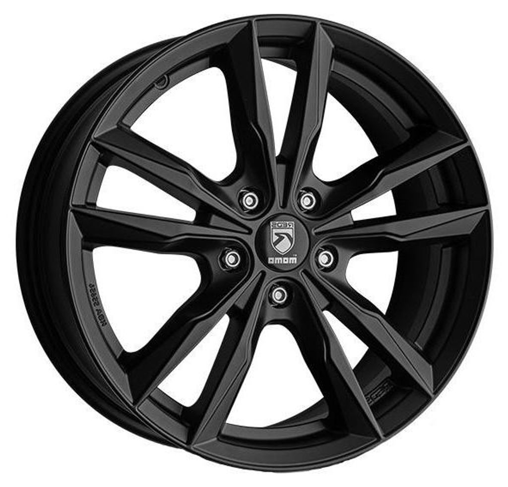 Cerchi in lega MOMO Fast 7,5x17 5x112 ET 45 NERO OPACO Immagine del prodotto 
