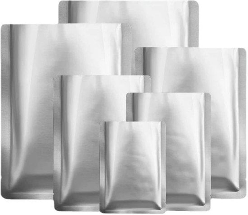 Verschlussbeutel für Lebensmittelverpackung, Vakuumbeutel mit Wärmedichtung, Vorratsbeutel (50 Stück, 20 x 30 cm)