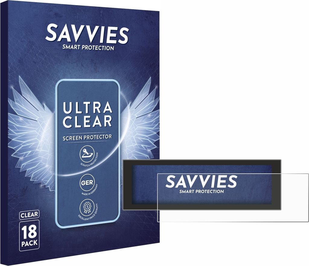 18x Für EcoFlow DELTA 3 Plus Schutzfolie Savvies Displayschutz Display Schutz Folie Klar Transparent